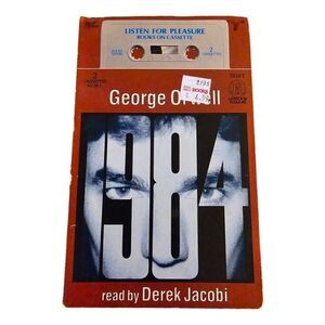 George Orwell 1984 Audiobook 2 Cassette Read by Derek Jacobi